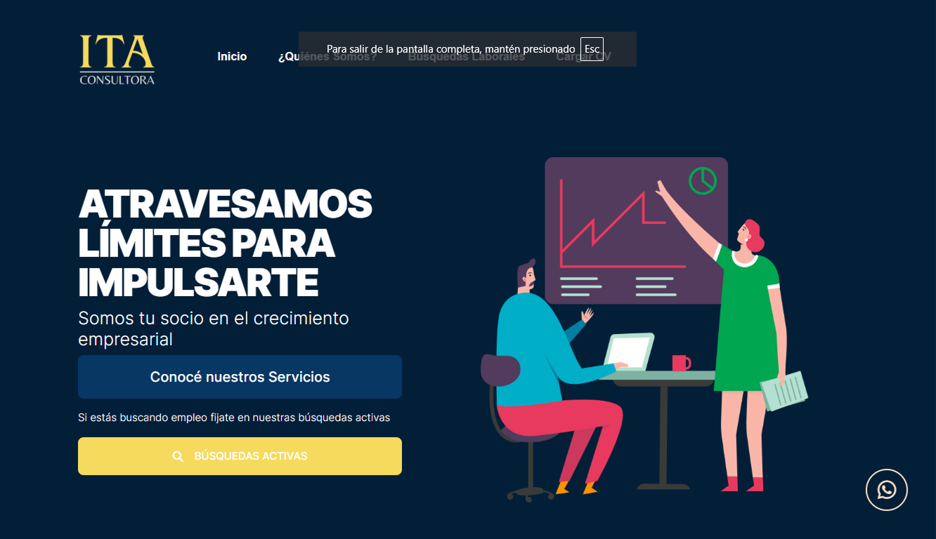 Ita Consultoria, RR HH, Diseño y desarrollo web
